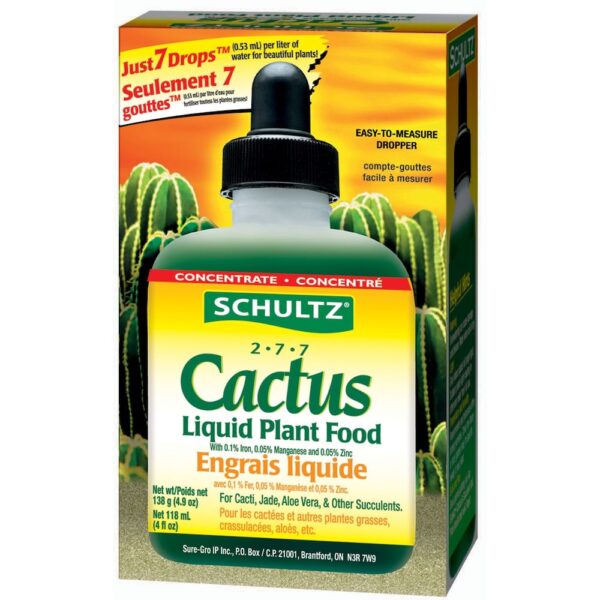 Engrais liquide Schultz pour cactus
